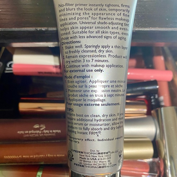 No filter Instant firming Primer, Peter Thomas Roth full size gently used - Picture 3 of 6